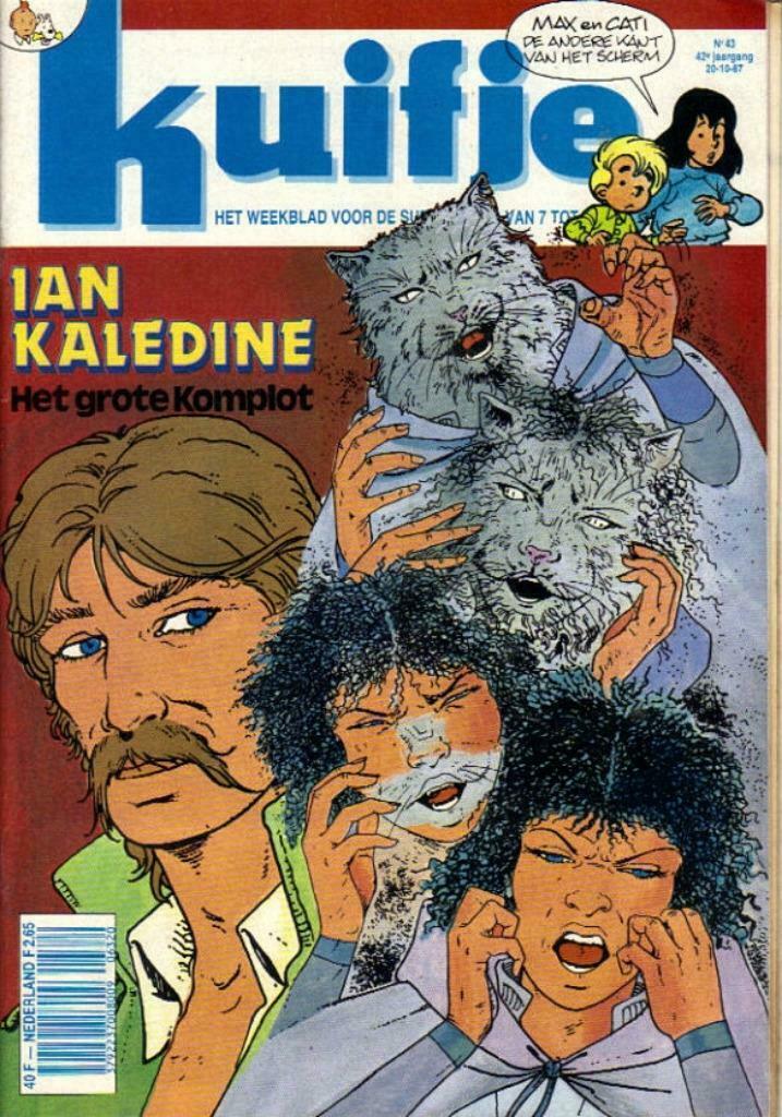 Weekblad Kuifje van 20-10-1987, 42ste Jaargang, Nummer 43, Gelezen, Europa, Ophalen of Verzenden, Meerdere comics