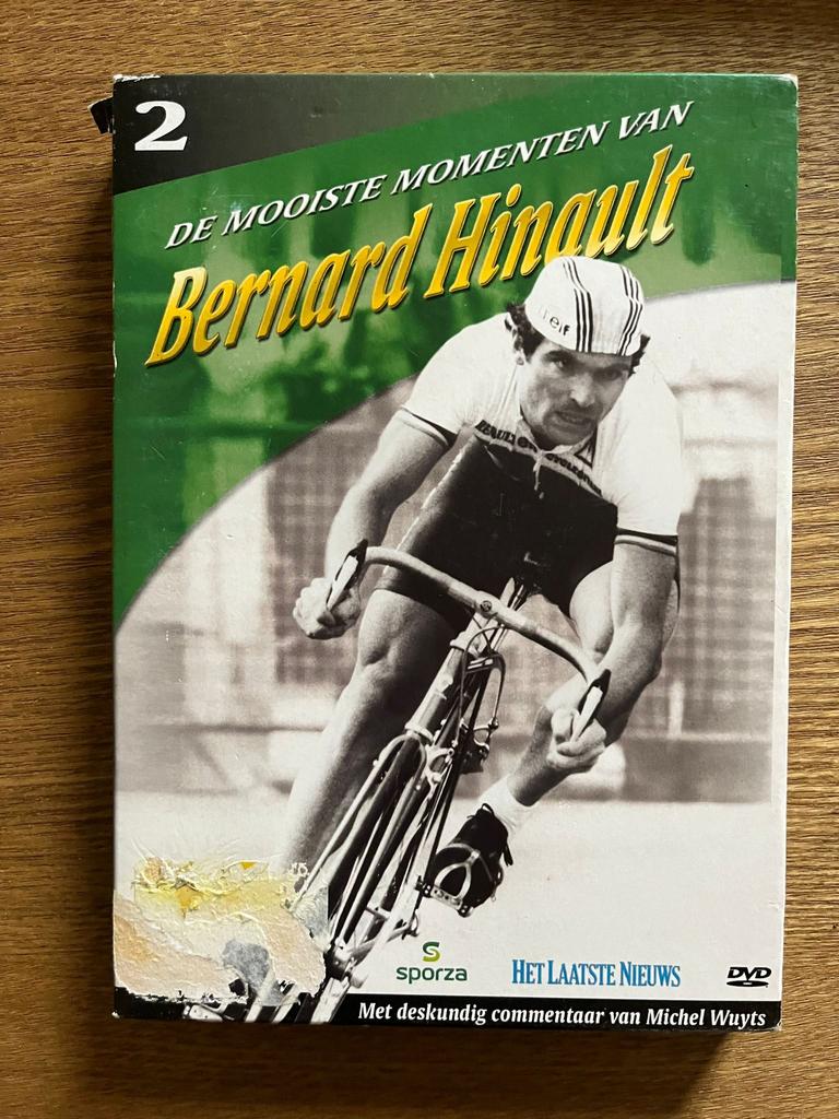 DVD De mooiste momenten van Bernard Hinault, Alle leeftijden, Ophalen of Verzenden, Zo goed als nieuw, Documentaire