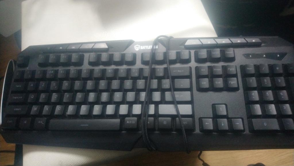 Clavier gamer Battletron, Clavier gamer, Enlèvement ou Envoi, Azerty, Utilisé