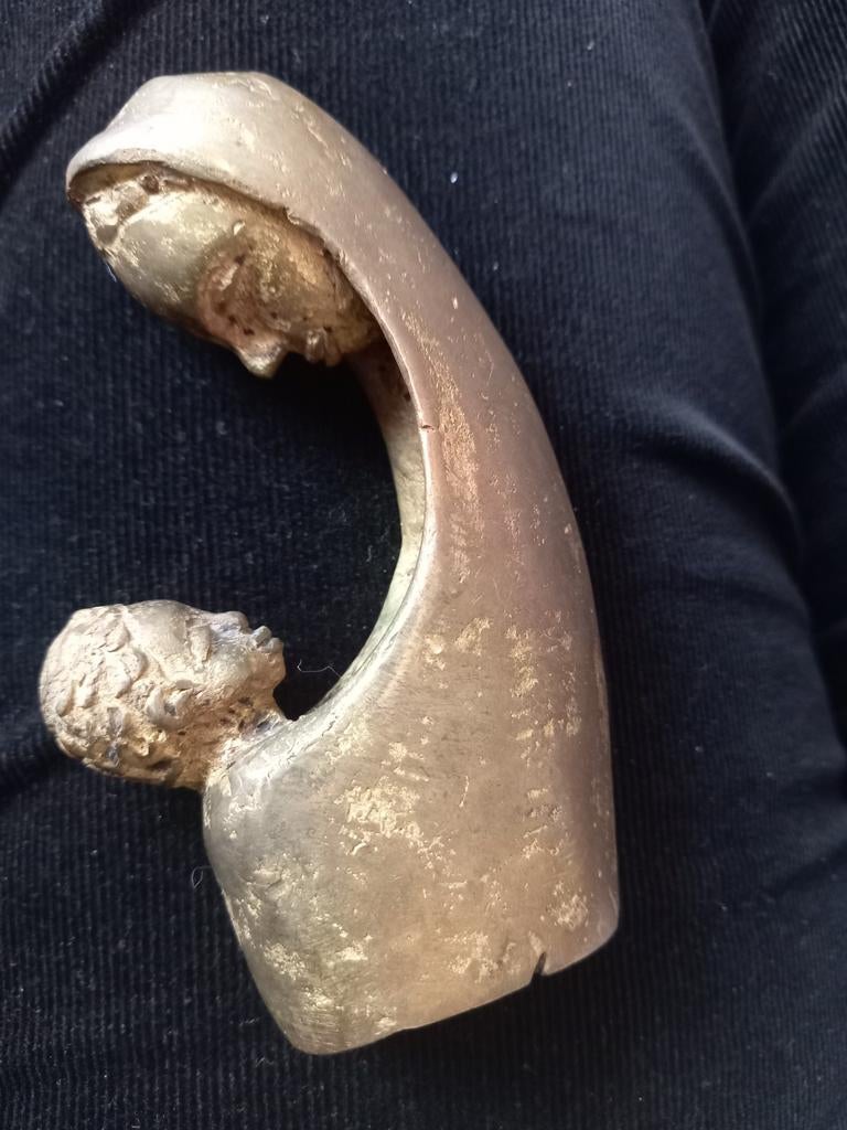 Beeldje Maria koper gewicht 500gr, Verzamelen, Ophalen of Verzenden