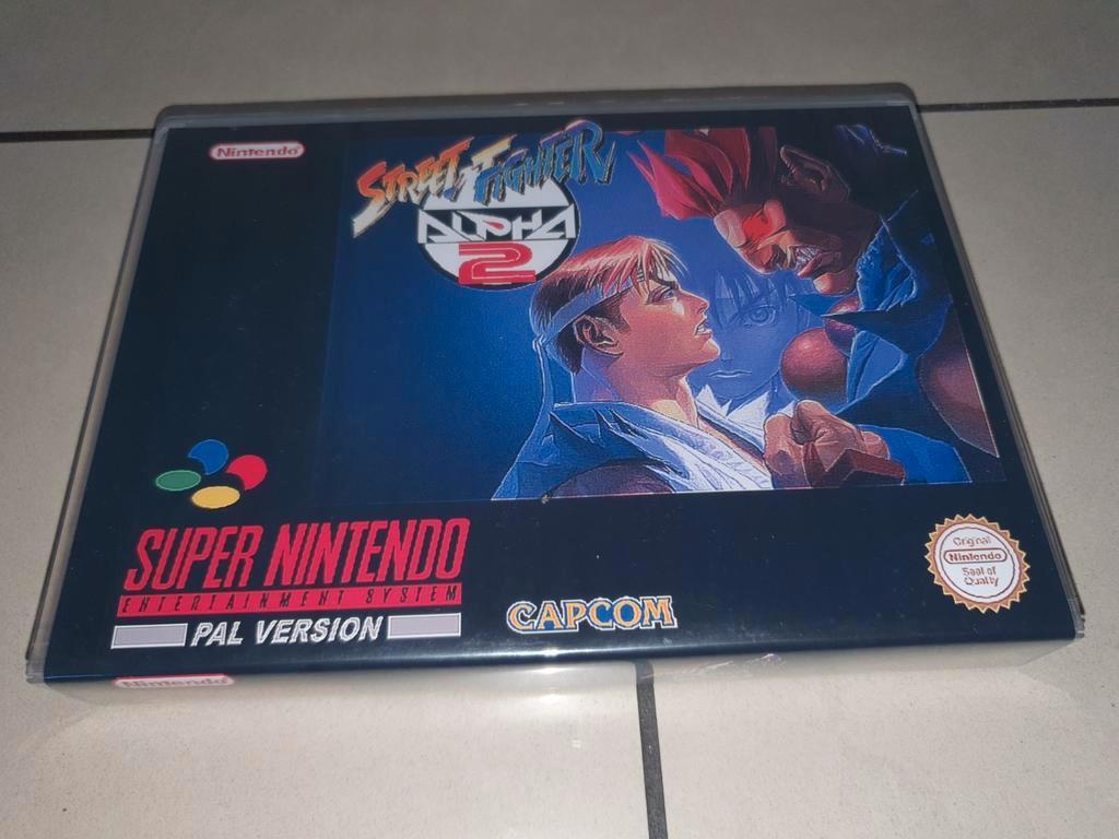 Street Fighter 2 Alpha SNES Game Case, Games en Spelcomputers, Verzenden, Zo goed als nieuw