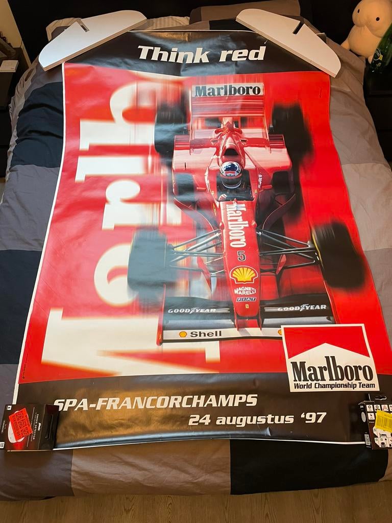 Groot affiche Formule 1 - Marlboro 1997, Verzamelen, Ophalen, Zo goed als nieuw, Formule 1
