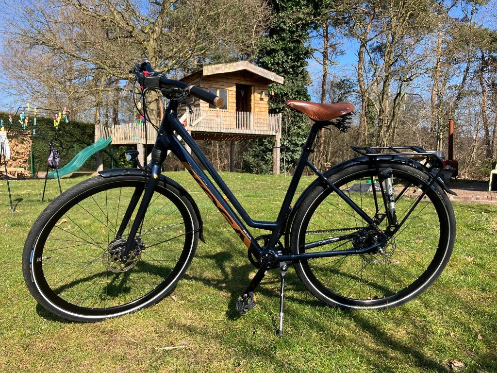 koga f3 6.0 maat 50 kettingloze toerfiets, Vélos & Vélomoteurs, Vélos | Femmes | Vélos de sport & de randonnée, Utilisé, Koga Miyata