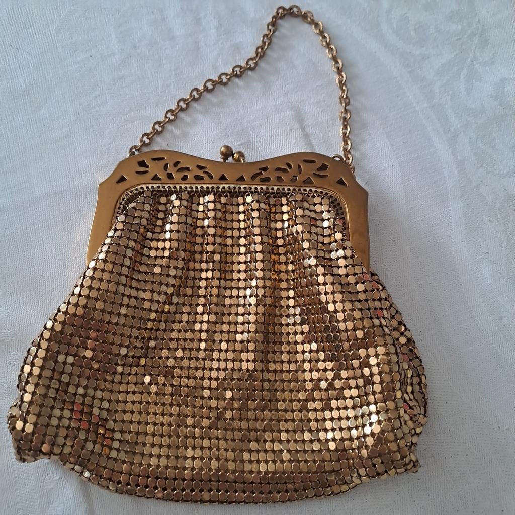 Vintage handtas, Handtassen en Accessoires, Tassen | Damestassen, Ophalen of Verzenden, Handtas