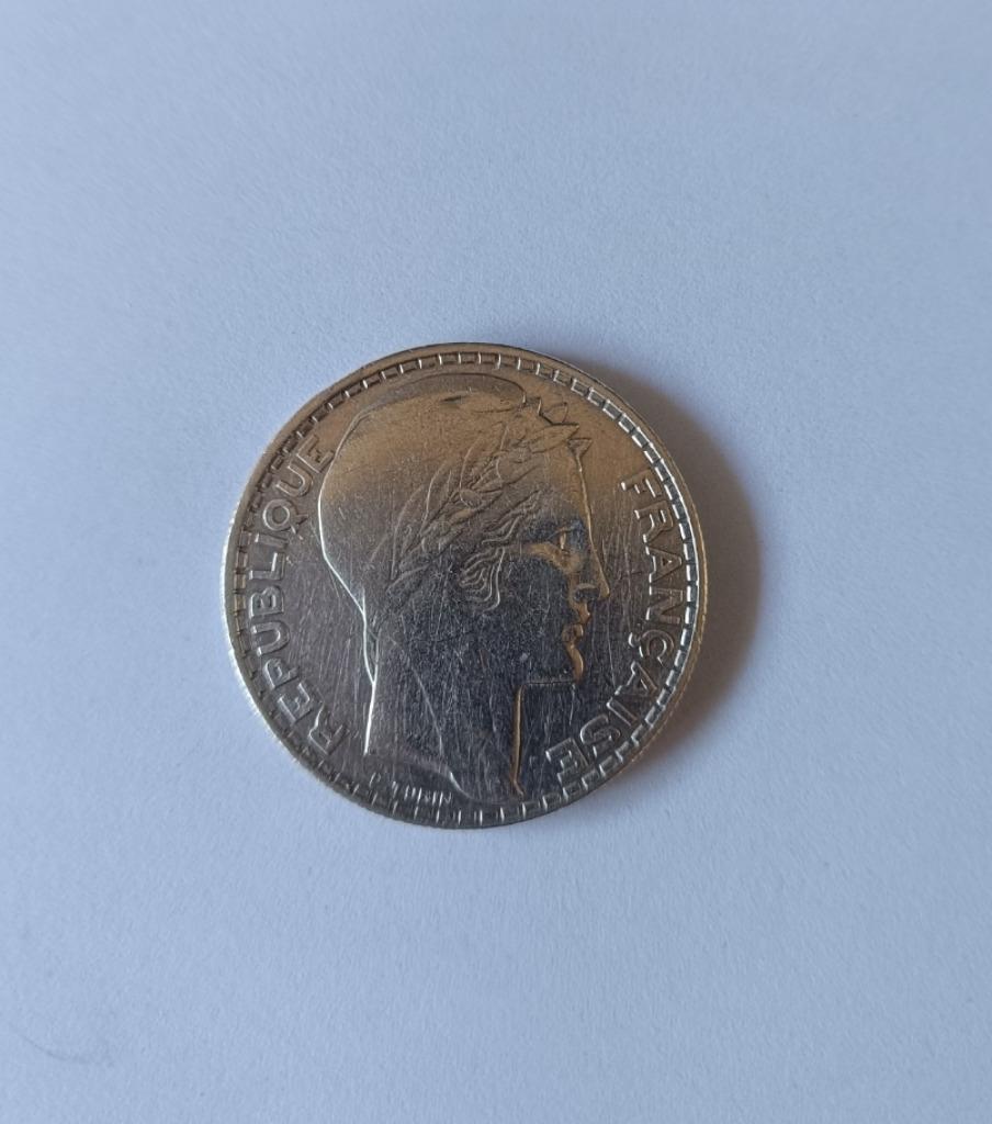 Piece 20 Francs 1933, Enlèvement ou Envoi, France, Monnaie en vrac, Argent