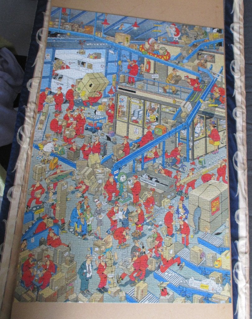 puzzel jan van haasteren 1500 post, Hobby en Vrije tijd, Ophalen of Verzenden, 500 t/m 1500 stukjes, Legpuzzel