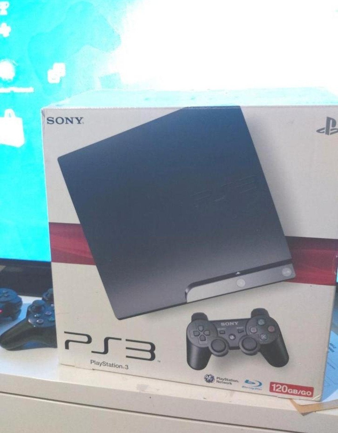Ps3 slim 120gb + 15 JEUX + 2 manettes Dual Shock 3 + boîte, Consoles de jeu & Jeux vidéo, Avec jeux, Enlèvement, 120 GB, Utilisé
