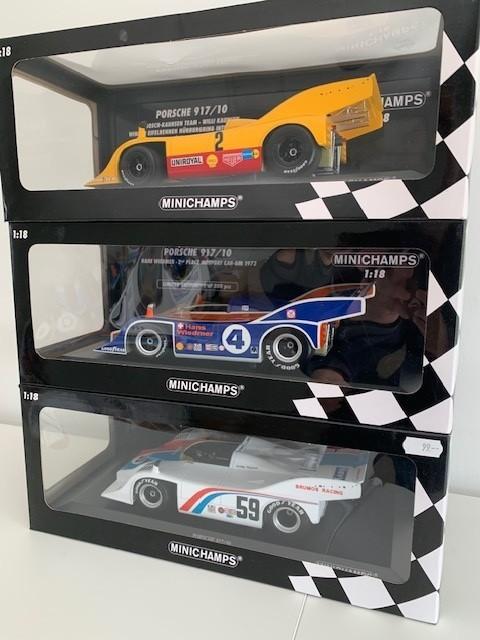 Schaalmodellen Porsche 917/10 schaal 1/18., Enlèvement, Comme neuf, Voiture, MiniChamps