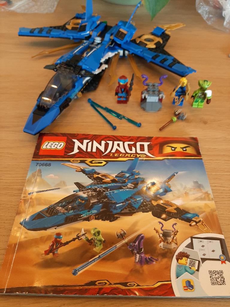Lego Ninjago set 70668 Jay's Storm Fighter, Kinderen en Baby's, Speelgoed | Duplo en Lego, Zo goed als nieuw, Lego, Complete set