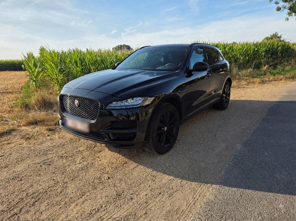 Jaguar F-pace 2020, Cuir, 1828 kg, Euro 6, Noir