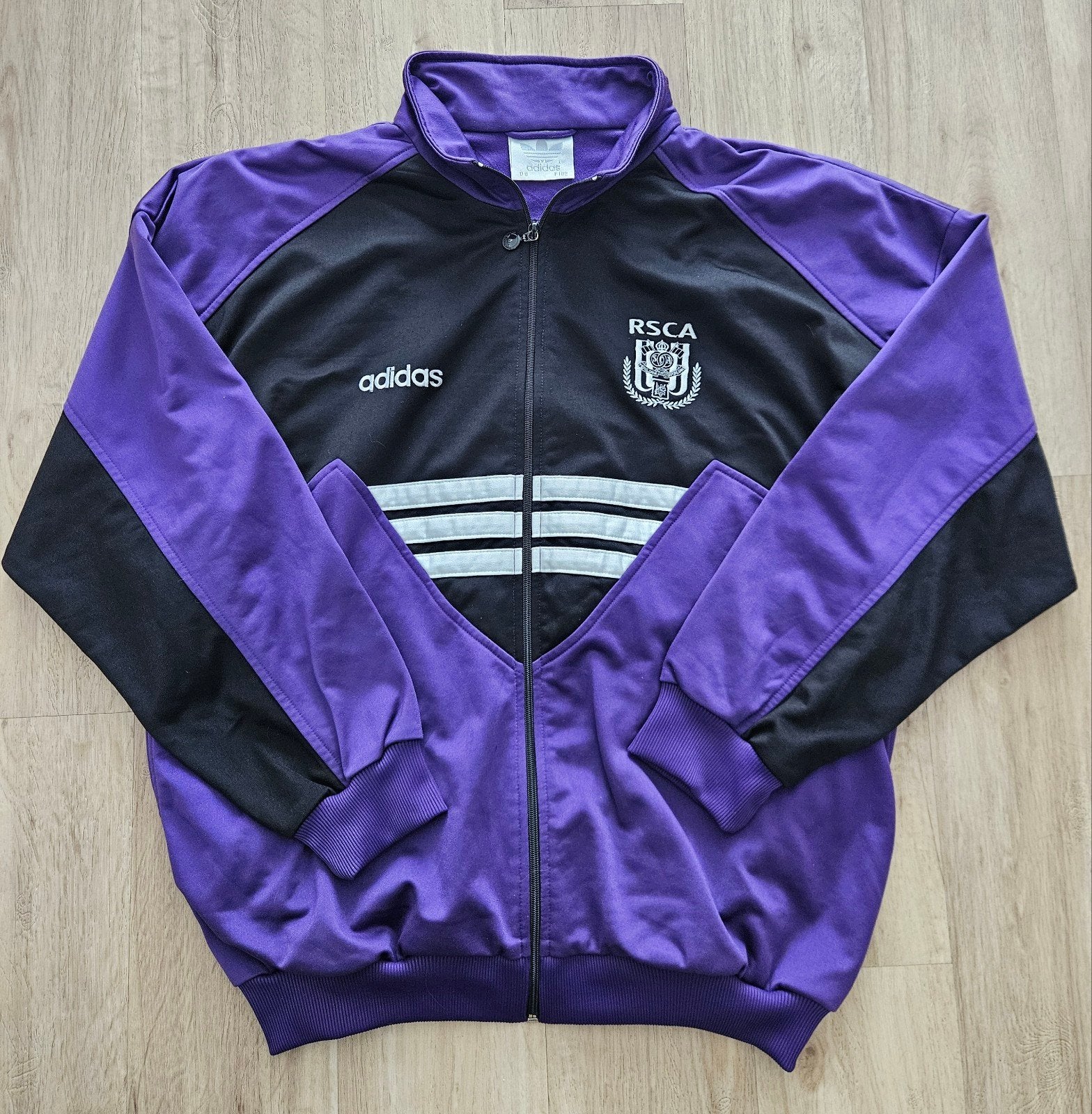 RSC Anderlecht vintage track jacket 1994-1995, Enlèvement ou Envoi, Comme neuf, Autres types