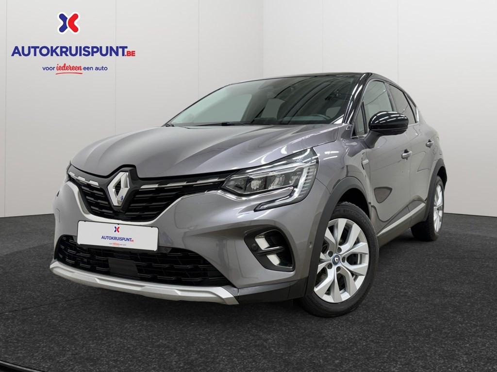 Renault Captur 1.6 E-TECH PLUG-IN HYBRID INTENS GPS Camera, Auto's, Renault, Automaat, Euro 6, Grijs, Hybride Elektrisch/Benzine