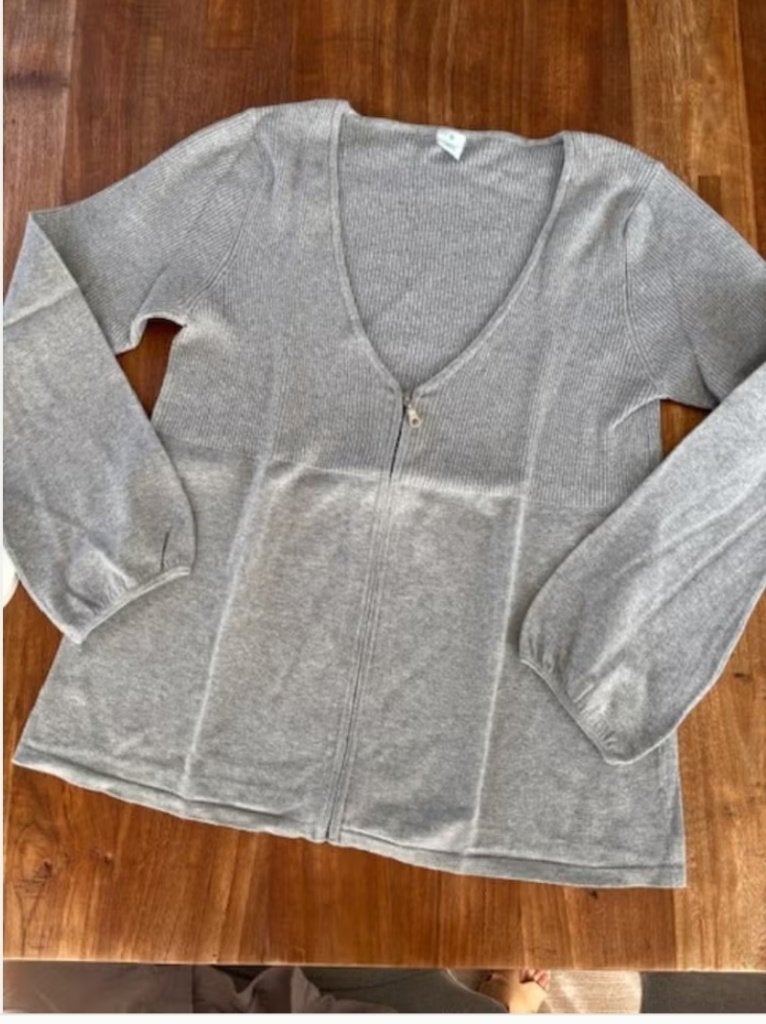 Gilet vintage taille XL, Enlèvement ou Envoi, Comme neuf, Taille 46/48 (XL) ou plus grande, Gris