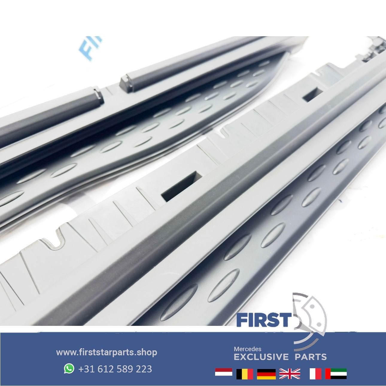 W254 C254 GLC AMG ZIJSKIRT TREEPLANKEN ZWART LINKS RECHTS DO, Utilisé, -, -, Enlèvement ou Envoi