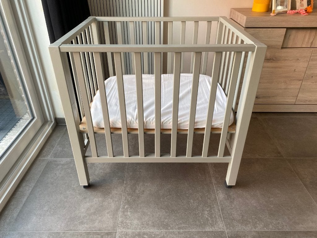Babypark + toebehoren, Kinderen en Baby's, Ophalen, Gebruikt, Rechthoekig, In hoogte verstelbaar