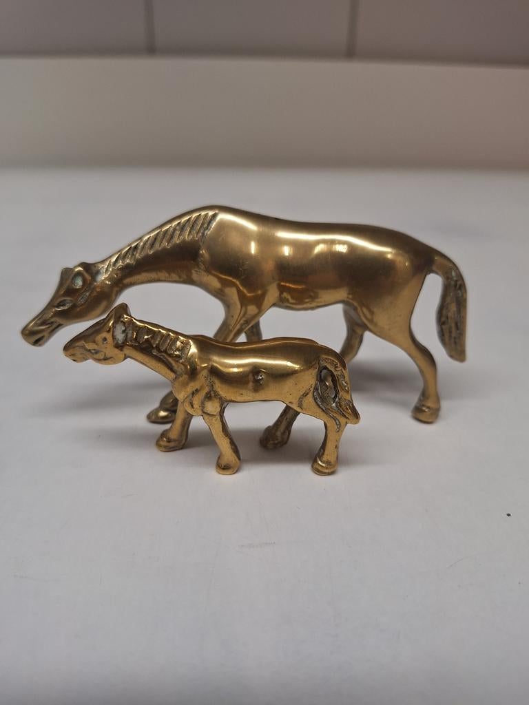 Koperen paarden, Antiek en Kunst, Ophalen of Verzenden, Koper