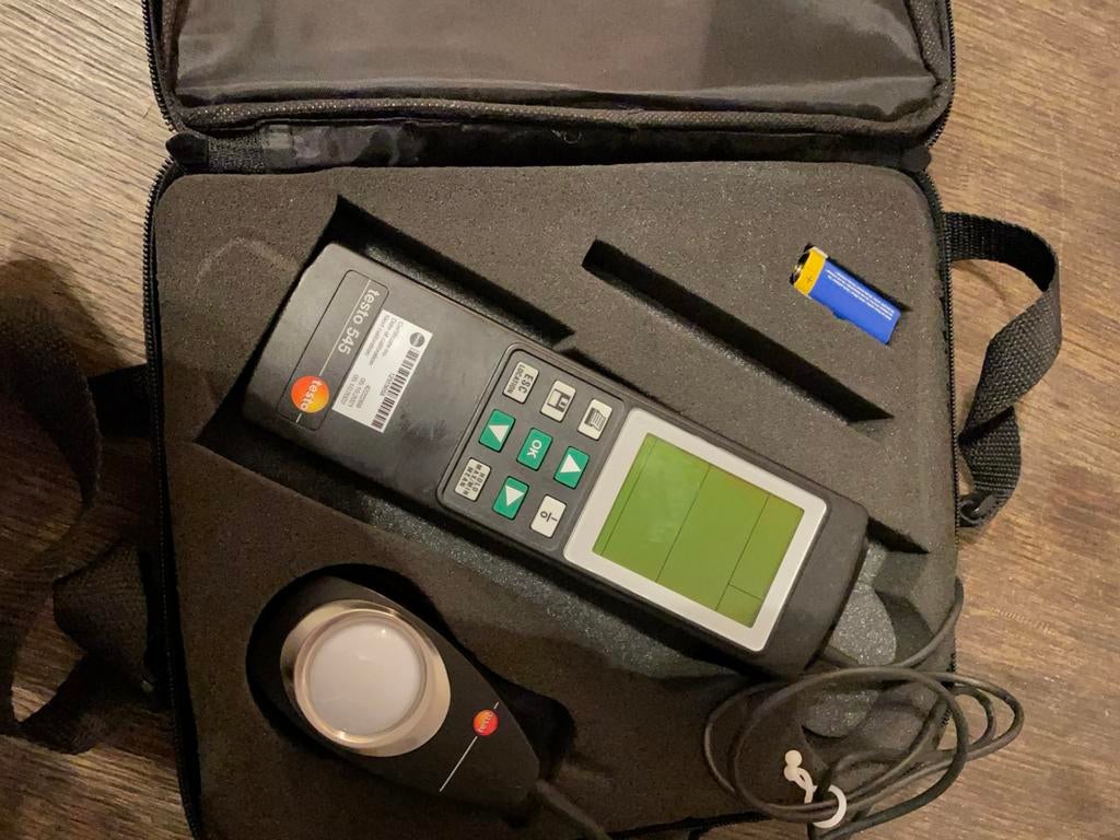 Testo luxmeter, Ophalen of Verzenden, Gebruikt