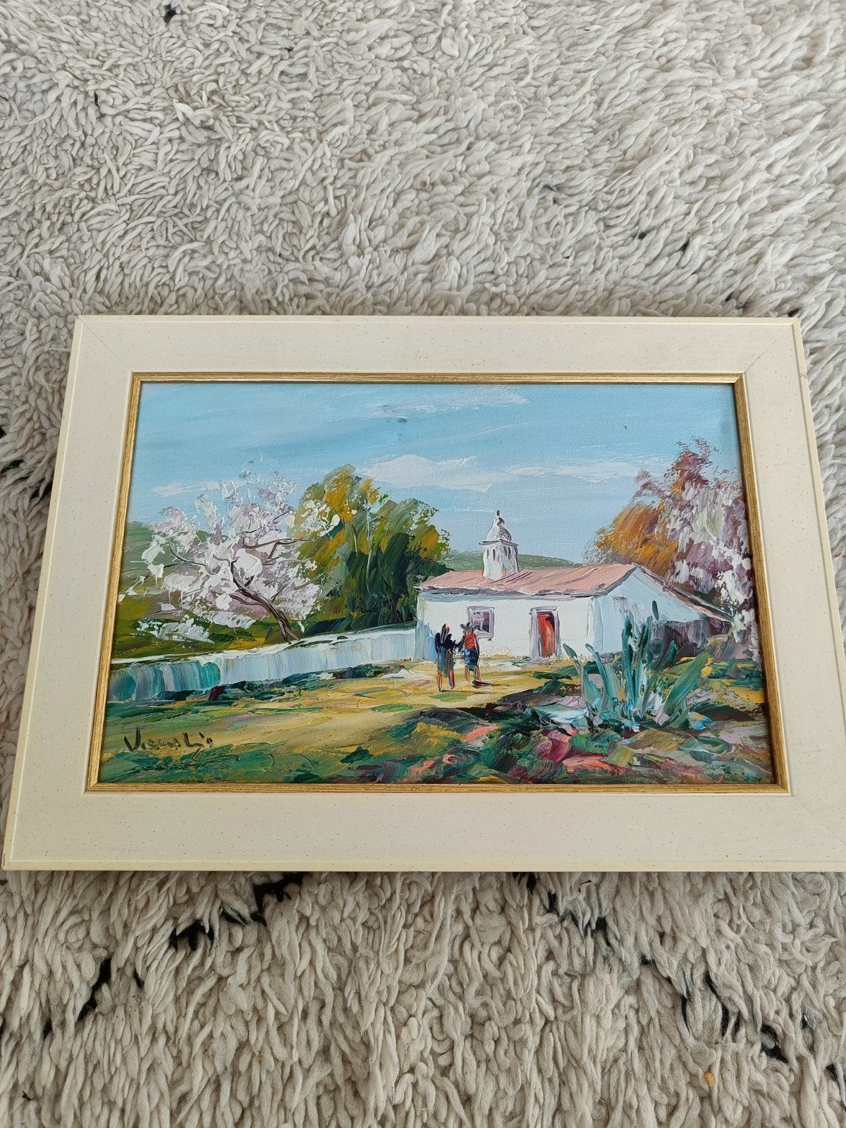 schilderij landschap Provence, Antiek en Kunst, Ophalen, Landschap