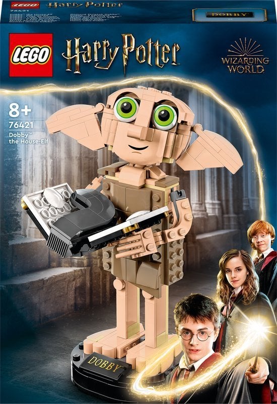 LEGO Harry Potter 76421 Dobby de Huis-elf, Lego, Ophalen of Verzenden, Complete set, Compleet