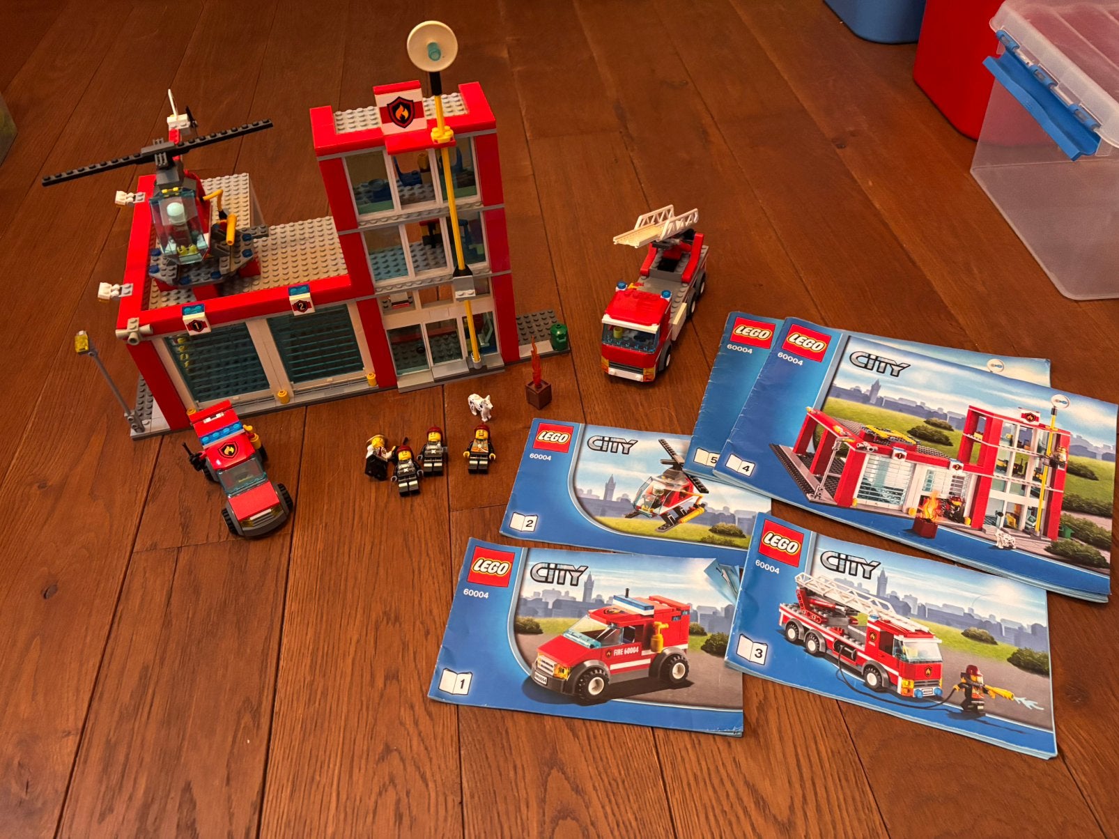 Lego city 60004 brandweerkazerne, Kinderen en Baby's, Lego, Ophalen of Verzenden, Compleet, Complete set