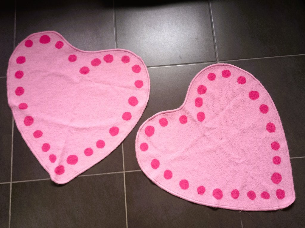 Tapijtjes hartje, Gebruikt, Kleed of Kussen, Ophalen of Verzenden, IKEA