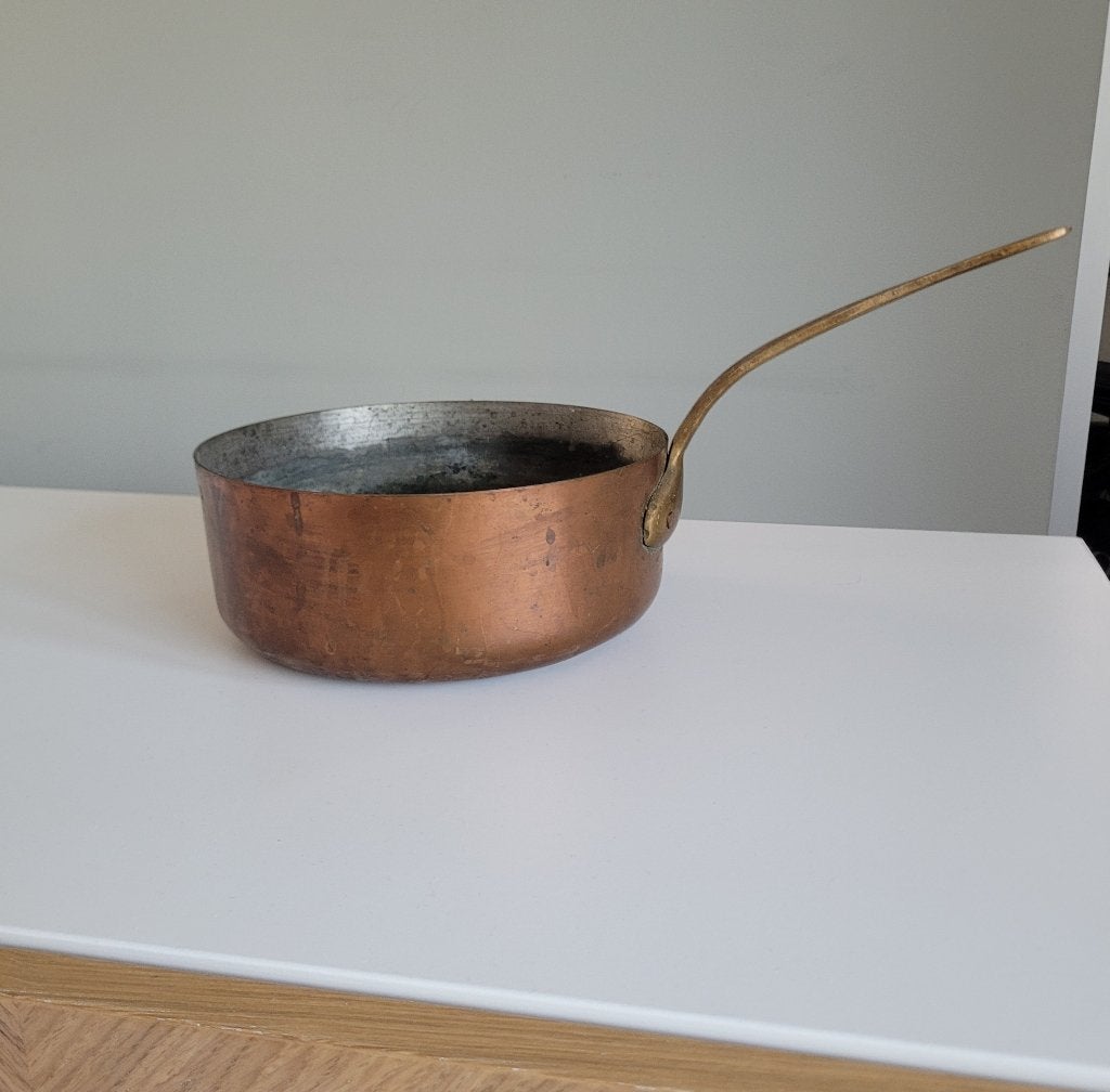Koperen steelpan, Antiek en Kunst, Ophalen, Koper