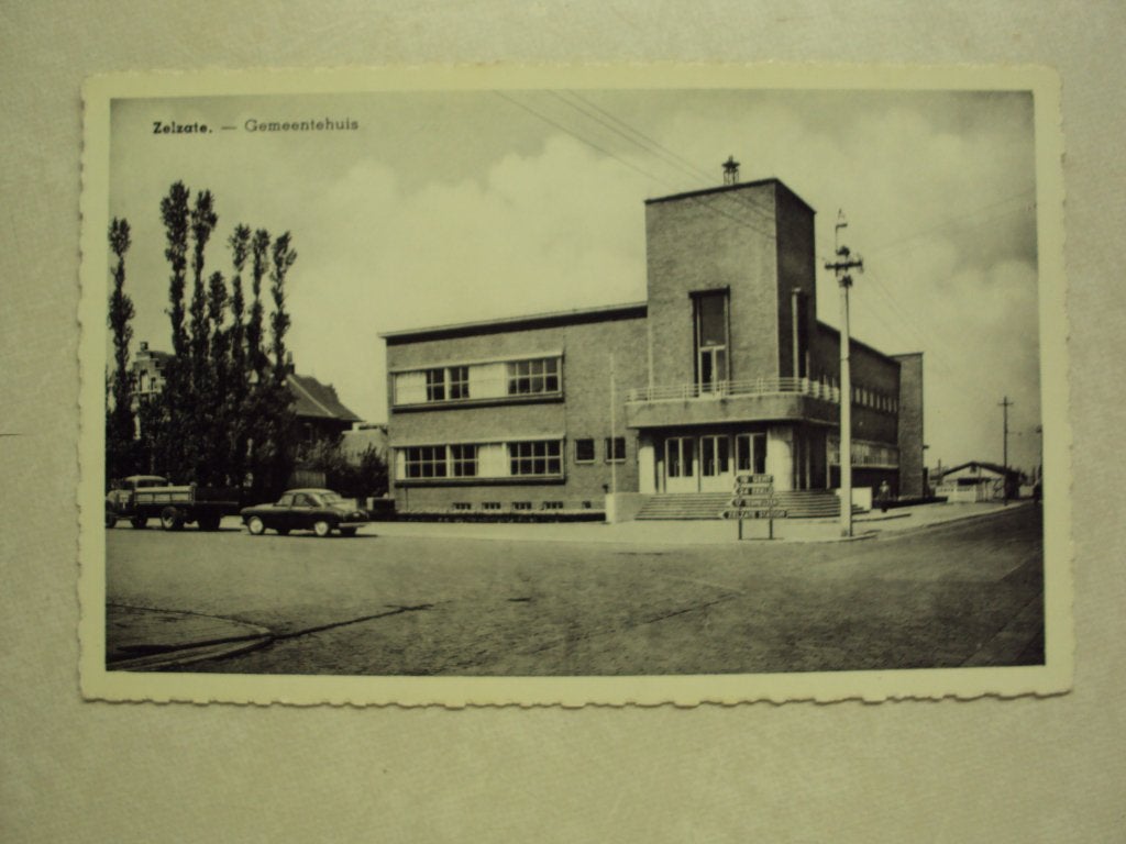 57510 - ZELZATE - GEMEENTEHUIS - ZIE 2 FOTO'S, Verzamelen, Ophalen of Verzenden