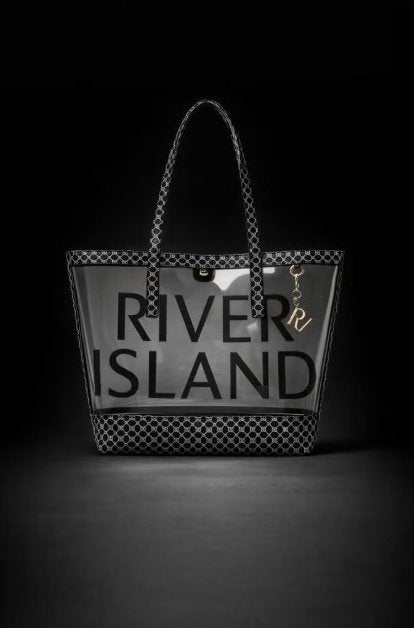 Sac cabas transparent de la marque River Island., Enlèvement, Comme neuf, Autres couleurs, Sac à bandoulière