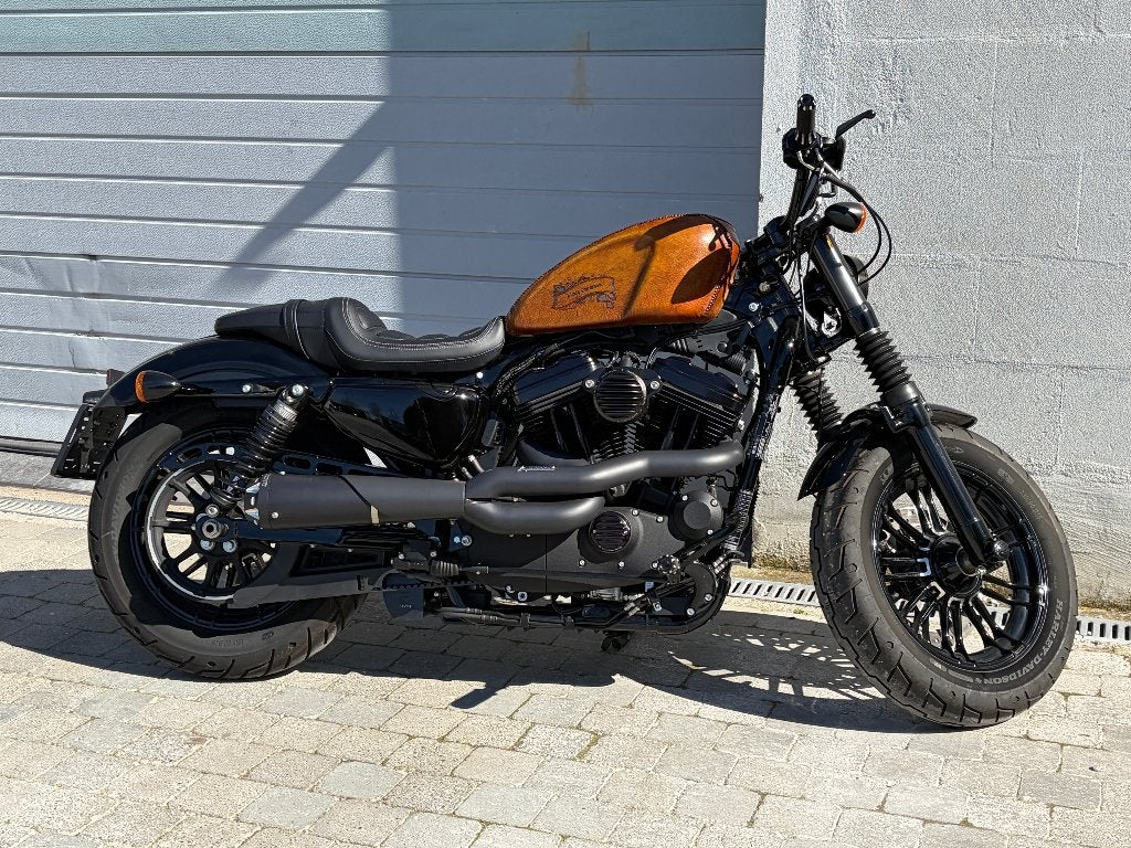 Harley Davidson Forty Eight; slechts 1.700 km!, Motoren, Motoren | Harley-Davidson, 2 cilinders, Sportuitlaat, Occasion, 1202 cc