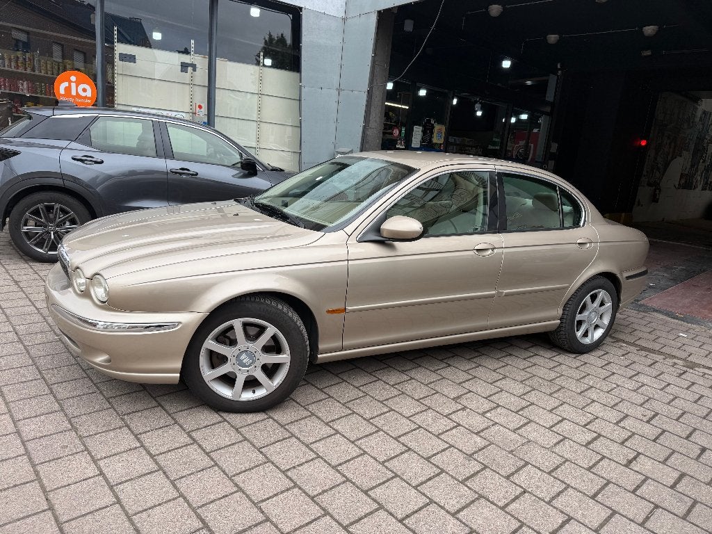Jaguar X Type 2100 V6 Essence Automatique, Autos, Cuir, Argent ou Gris, Achat, Beige