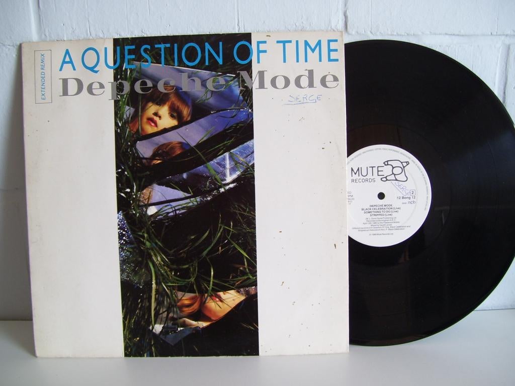 DEPECHE MODE  a question of time ( extended remix ) EP, 12 pouces, Pressage original, 1980 - 1989, Enlèvement