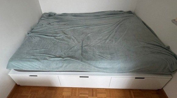 bed met schuiven Nordli Ikea, Neuf, Enlèvement, 200 cm, Deux personnes
