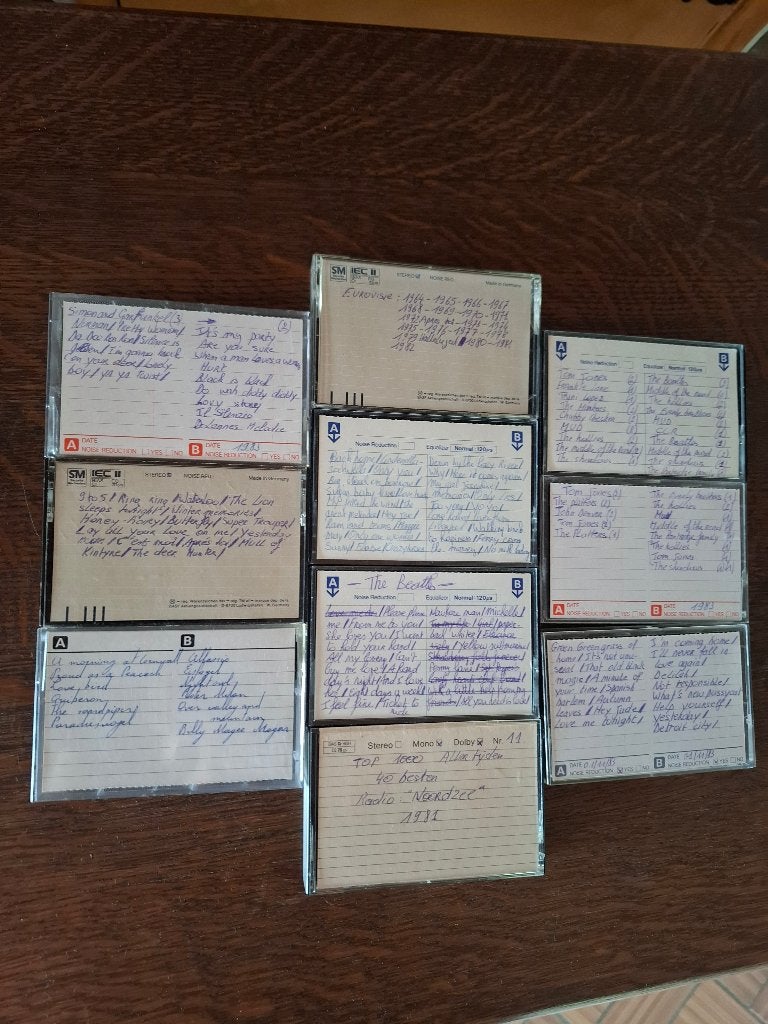 Vintage cassette bandjes, CD & DVD, Cassettes audio, Enlèvement
