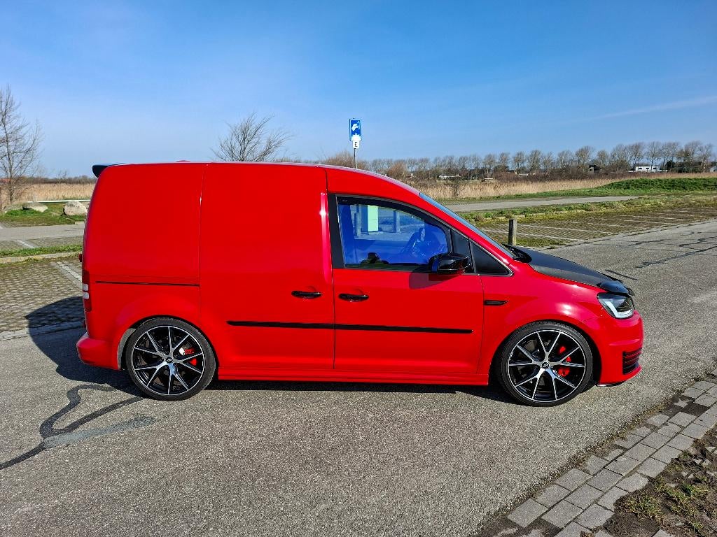 Caddy Golf 7 GTI look, Auto's, Voorwielaandrijving, Zwart, Alcantara, Handgeschakeld