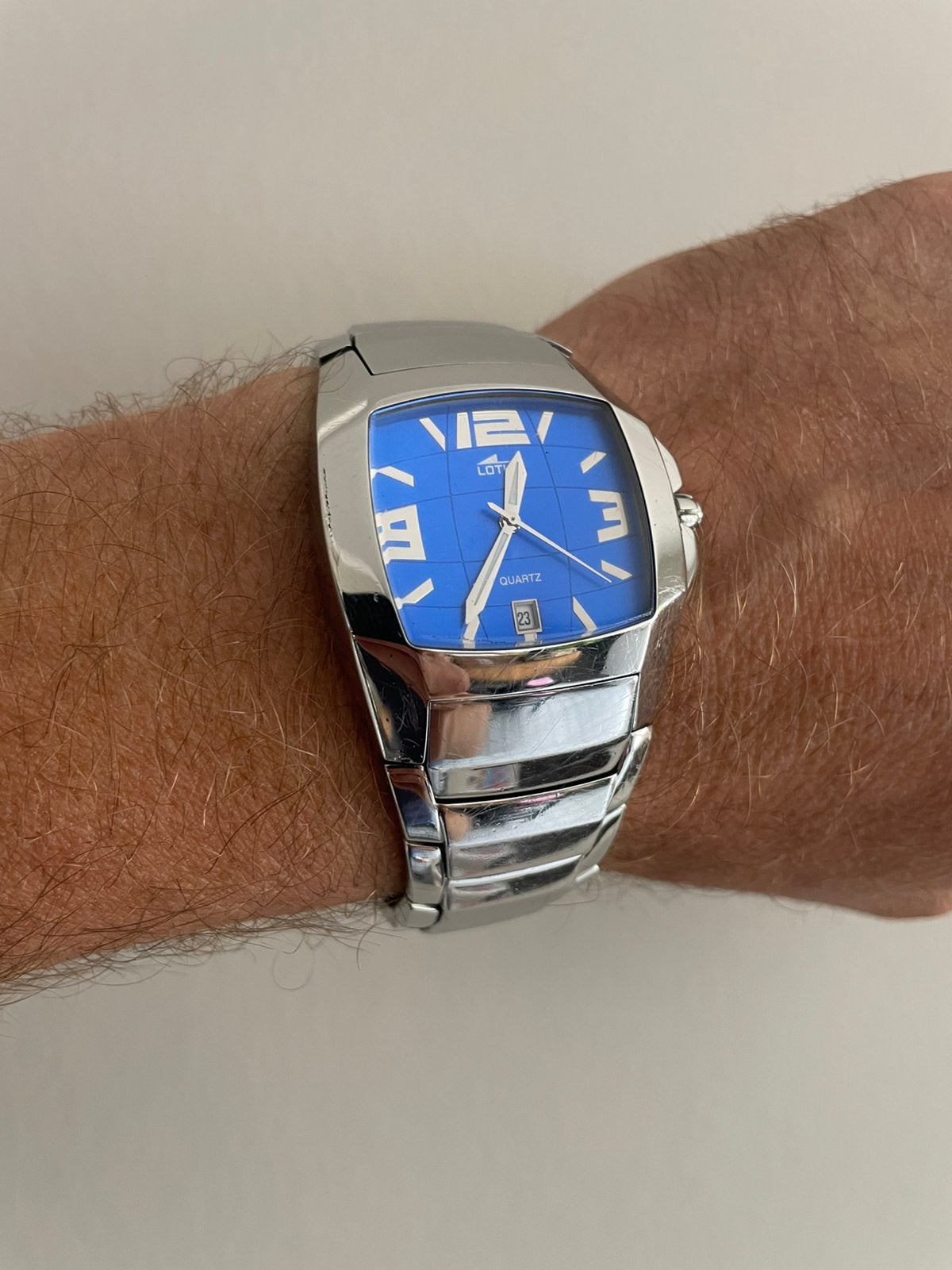 Herenhorloge Lotus, Staal, Gebruikt, Staal, Polshorloge