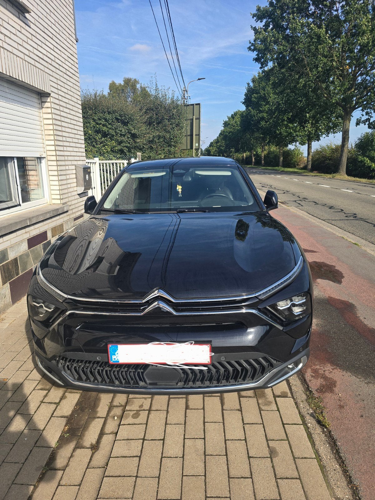 Citroën c5x, Auto's, Leder en Stof, Zwart, Navigatiesysteem, Break