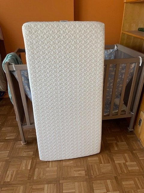 lit pour enfant aerosleep, Blanc, Respirant, Comme neuf, Enlèvement