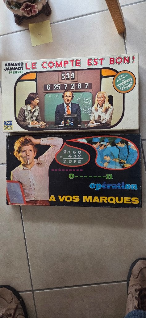 Jeux vintage A vos marques Compte est bon, Enlèvement, Comme neuf