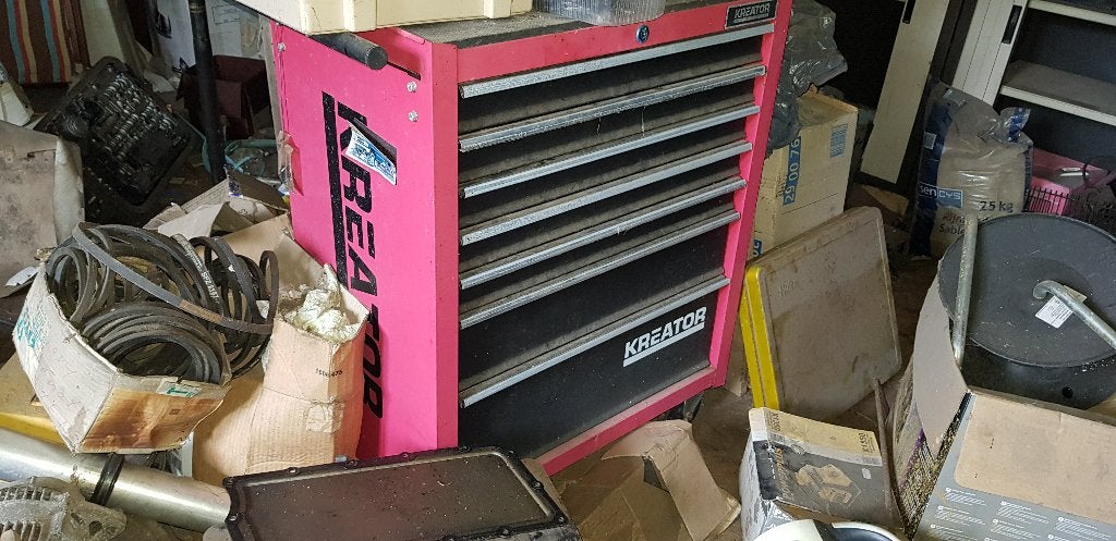 Werkplaats materiaal wagen, Ophalen, Zo goed als nieuw