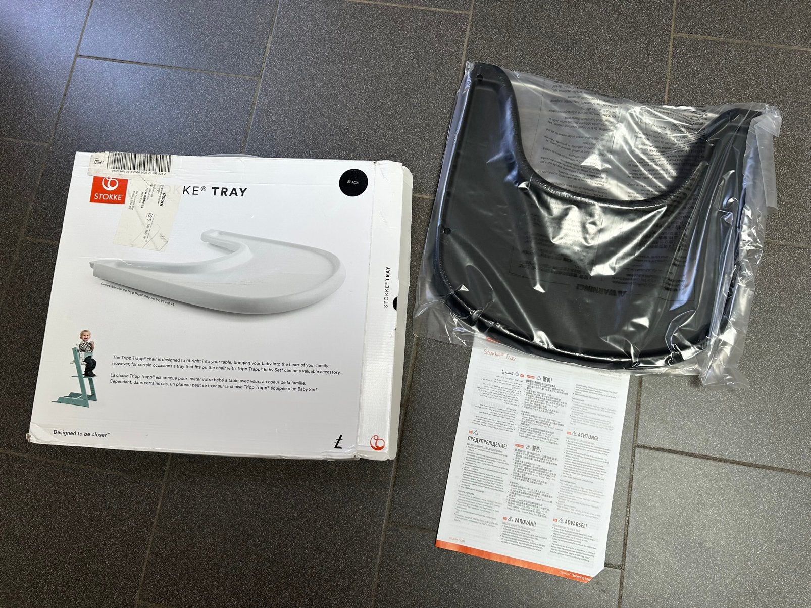 Stokke Tripp Trapp Tray (zwart)
