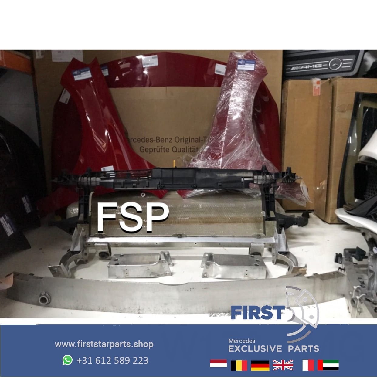 W176 Front Parts Mercedes A Class 2018 Voorkop delen origine, Autos : Pièces & Accessoires, -, Utilisé, -, -