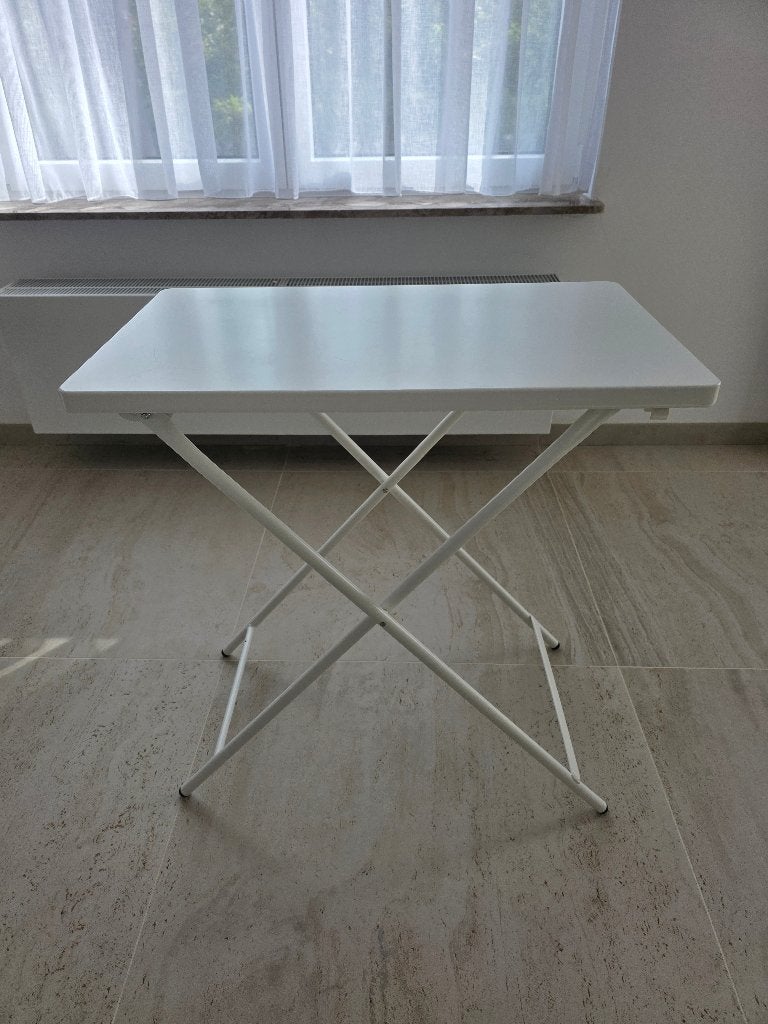 Table avec 2 chaises, Enlèvement, Comme neuf, Bois, Pliant