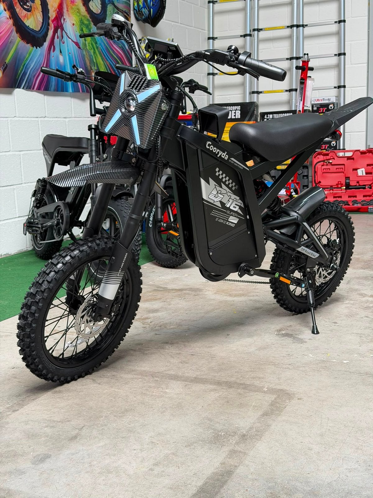 NIEUW🔥GT16 16 INCH 250W MINI BIKE CROSSFIETS CROSSBIKE, Ophalen of Verzenden, Minder dan 16 inch, Schijfrem, Voetsteunen