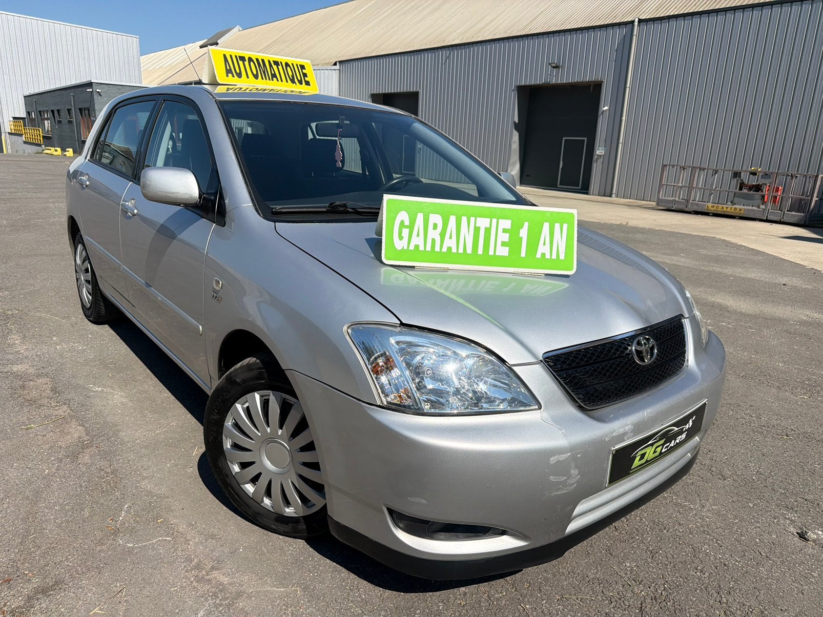 Toyota Corolla 1.6vvti boite automatique clim garantie 1 an, Auto's, Toyota, Automaat, Zwart, 1600 cc, Corolla