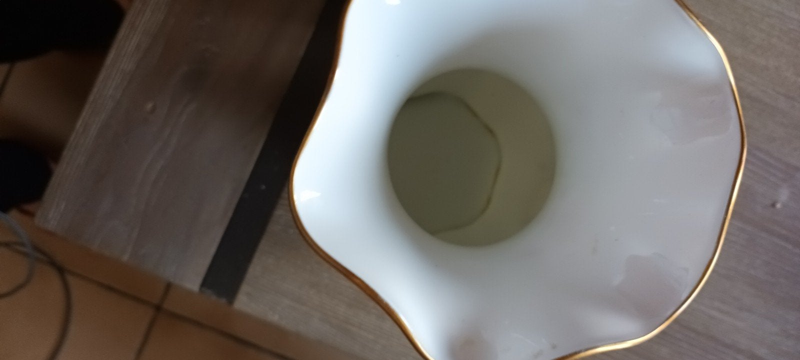 vaas en 2 lampjes, franse limoges. sierpotje limoges, Ophalen