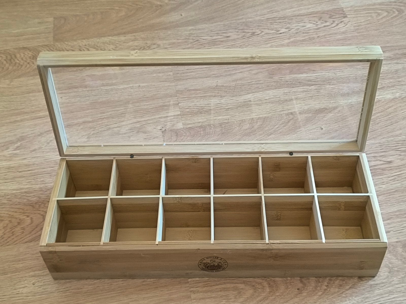 Kist in bamboehout, Huis en Inrichting, Woonaccessoires | Kisten, Ophalen of Verzenden