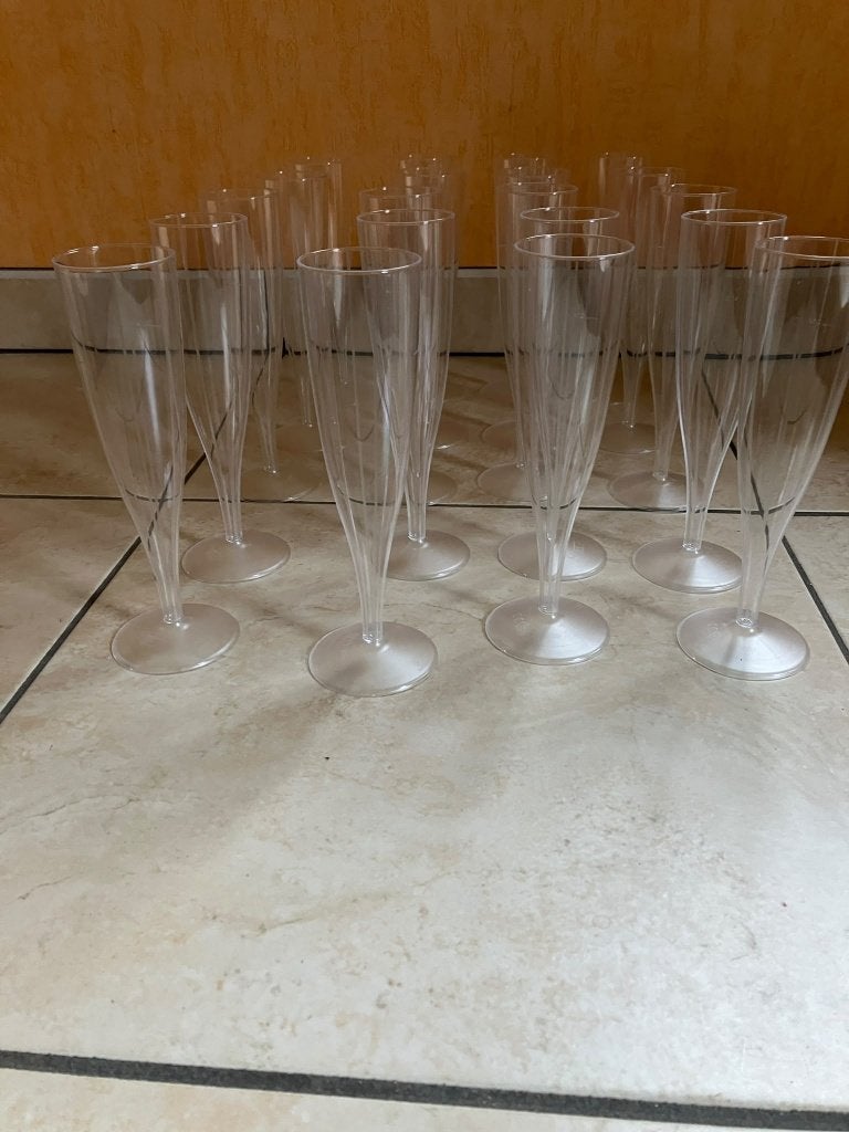 20 cavaglazen in plastic, Verzamelen, Ophalen of Verzenden, Zo goed als nieuw, Overige typen