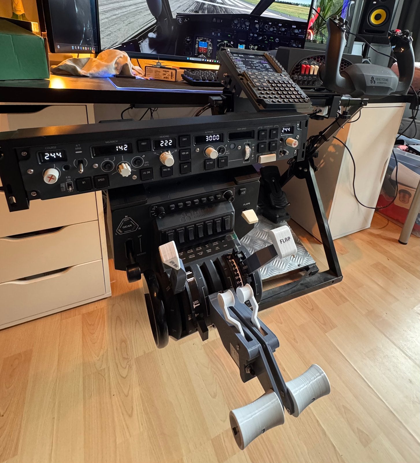 Complete Boeing 737 + General Aviation Home Cockpit, Computers en Software, Joysticks, Ophalen, Zo goed als nieuw