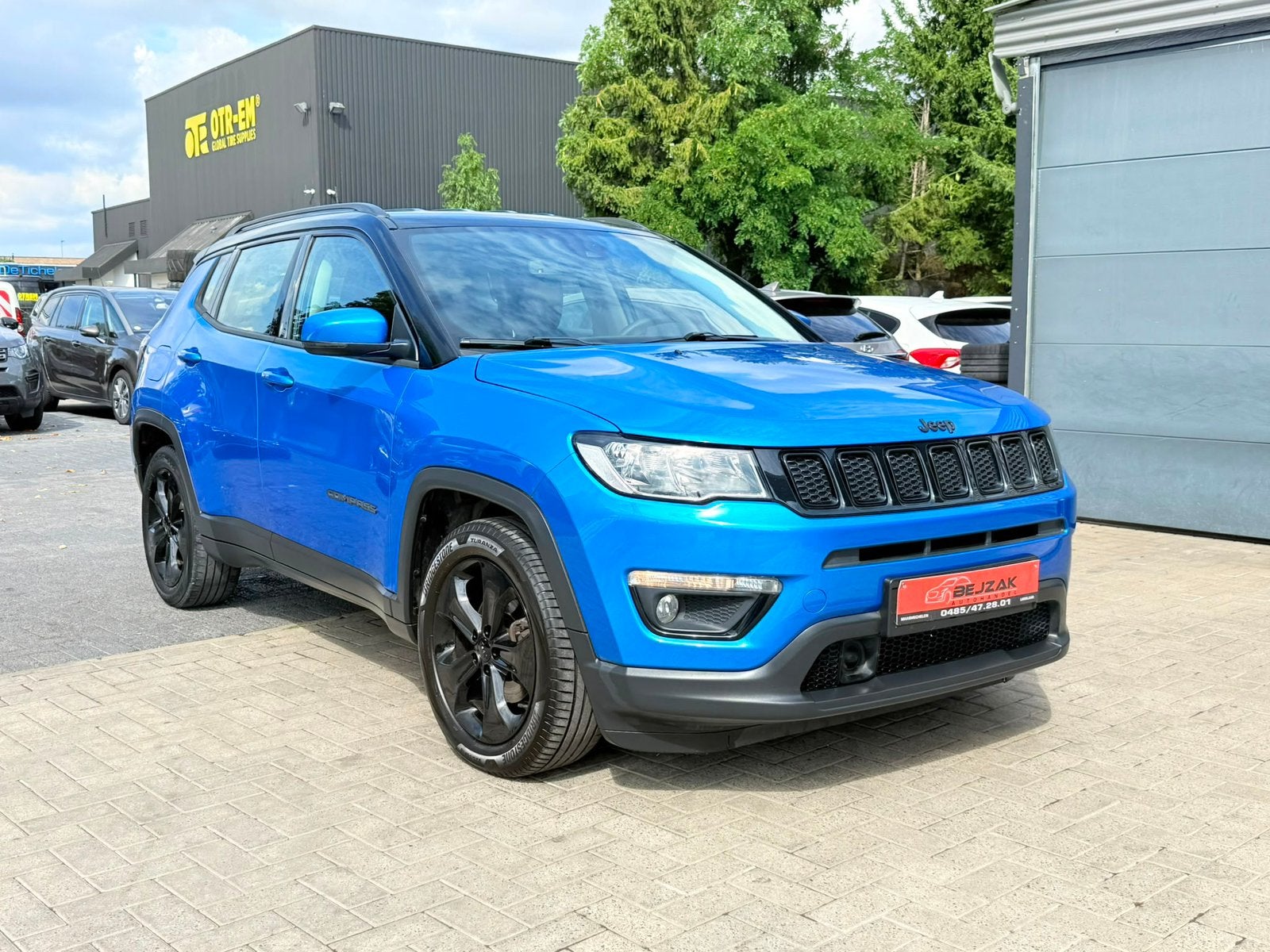 Jeep Compass 1.4i 85.000km 2019 1jaar garantie, Auto's, Jeep, Voorwielaandrijving, Euro 6, Blauw, Compass