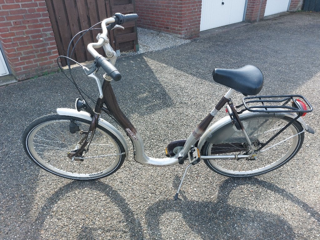fiets extra lage instap, Zo goed als nieuw, Trommelrem, Ophalen, Overige merken